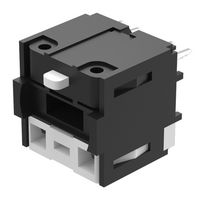 EAO 71-672.026 Contact Block, DPST-NO, DPST-NC, Through Hole, 4 Pole, 3 A, 250 V