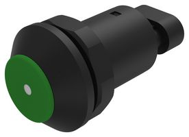 EAO 09-RS.1203.5022.M000 Industrial Pushbutton Switch, Dot Illumination, 09 Series, 30 mm, SPST-NO, Momentary, Round Raised