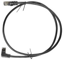 AMPHENOL COMMUNICATIONS SOLUTIONS RJE1Y22915D5G401 Ethernet Cable, 8P8C, PVC, Cat6, 90° RJ45 Plug to RJ45 Plug, UFTP (Unshielded Foiled Twisted Pair)