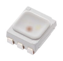 VISHAY VLMRGB6122-B00-08 LED, PLCC-6, Red, Green, Blue, SMD, 120 °, Rectangular, R 20mA, G 20mA, B 20mA