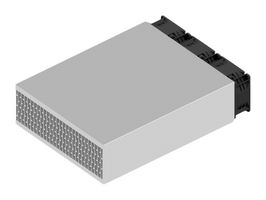 FISCHER ELEKTRONIK LA HB 9 300 12 Fan / Force Cooled Heat Sink, 12VDC, 0.024 K/W, 86 mm, 243 mm, 300 mm, 230 m³/h, 73.1 dBA