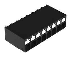 WAGO 2086-1228 Wire-To-Board Terminal Block, 3.5 mm, 8 Ways, 24 AWG, 16 AWG, 1.5 mm², Push In