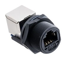 AMPHENOL LTW RCP-6APFFH-SCM7001 In-Line Adapter, 8P8C, Cat6a, RJ45, RJ45 Jack, RJ45 Jack