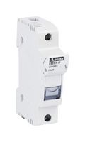 LOVATO ELECTRIC FB01F1P Fuse Holder, DIN Rail Mount, 32A, 690VAC, 1 Fuse, 10mm x 38mm