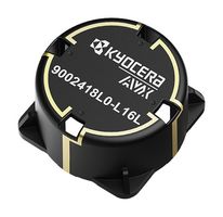 KYOCERA AVX 9002418L0-L16L Cap Antenna, L-Band, Right Hand Circular, 1.525GHz to 1.559/1.6265GHz to 1.6605GHz, 1.7 dBi/1.6 dBi