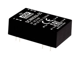 MEAN WELL DCWN06B-12 Isolated Through Hole DC/DC Converter, ITE & Industrial, DIP, 2:1, 6 W, 2 Output, 12 V