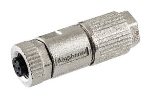 AMPHENOL LTW MSDS-04BFFD-SL8002 Sensor Connector, Field Installable IDC, M Series, M12, Female, 4 Positions, IDC / IDT Socket