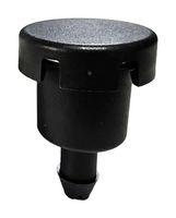 AMPHENOL LTW VT-BPQ02BK-NO8001 Enclosure Accessory, Fit-In, Plastic, Black, Breathable Vent, Enclosures