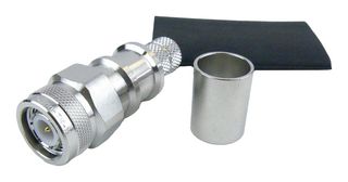 FAIRVIEW MICROWAVE EZ-400-TM-X RF / Coaxial Connector, TNC Coaxial, Straight Plug, Crimp, 50 ohm, LMR-400, Beryllium Copper