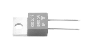 VISHAY RTO050F68R00JTE1 Through Hole Resistor, 68 ohm, RTO 50 Series, 50 W, ± 5%, TO-220, 500 V