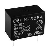 HONGFA HF32FA/012-HSL2 Power Relay, Subminiature, SPST-NO, 12 VDC, 5 A, HF32FA Series, Through Hole, Non Latching