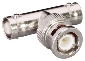 TE CONNECTIVITY ADP-BNCM-BNCF-T RF / Coaxial Adapter, 4 GHz, BNC, Plug, BNC, Jack, Tee Adapter, 50 ohm