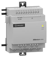 CROUZET MXR16U3 Expansion Module, Digital, 8 Input, 8 Output Relay, 110-240VAC, 50 to 60Hz, Millenium MXR Series
