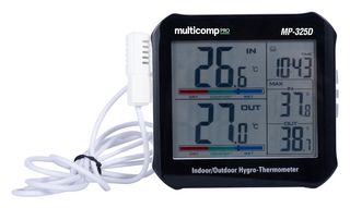 MULTICOMP PRO MP-325D Thermometer, 0 to 99% Humidity, LCD, -10°C to +60°C