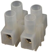 MOLEX 39100-1802 Panel Mount Barrier Terminal Block, 2 Row, 2 Ways, 22 AWG, 12 AWG, 8 mm, 20 A