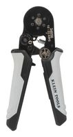 KLEIN TOOLS 34056 Crimp Tool, Black/Grey Handle, Ratchet, Klein Tools 22-10AWG Cable Wire and Hex Ferrules