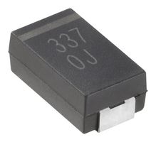MURATA ECASD60J337M009KA0 Polymer Aluminium Electrolytic Capacitor, 330 µF, 6.3 V, 2917 [7343 Metric], 9000 µohm