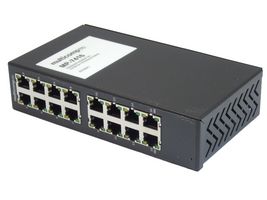 MULTICOMP PRO MP-7416 Switch, 16 Ports, Industrial, Gigabit Ethernet, DIN Rail, RJ45 x 16, 10Mbps, 100Mbps, 1Gbps