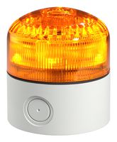 MULTICOMP PRO MP016047 Sounder, Continuous, Amber, 105 dB, 64 Tone, 240 VAC, IP65, -40 to 55° C, 102 mm H, 92 mm Lens