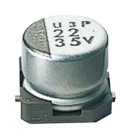 NICHICON UWT1H470MCL1GS SMD Aluminium Electrolytic Capacitor, Radial Can - SMD, 47 µF, 50 V, 2000 hours @ 85°C, Polar