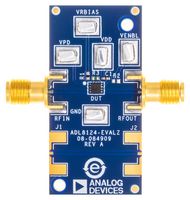 ANALOG DEVICES ADL8124-EVALZ Evaluation Board, ADL8124ACPZN, 1GHz to 20GHz, Low Noise Amplifier