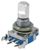 SAME SKY ACZ11BR4E-15FD1-20C Rotary Encoder, Mechanical, Incremental, 20 PPR, 20 Detents, Vertical, With Momentary Push Switch