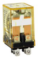 IDEC RH2V2-UDC24V Power Relay, DPDT, 24 VDC, 10 A, RH Series, Through Hole, Non Latching
