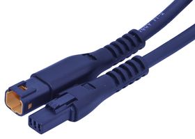 JST / JAPAN SOLDERLESS TERMINALS A03TJWPF03RJWPF22KJ1981OM Cable Assembly, Wire to Board Plug to Wire to Board Receptacle, 3 Ways, 2 mm, 1 Row, 1.98 m