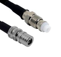 SIRETTA ASMQM2000F058L11 RF / Coaxial Cable Assembly, Low Loss, 6GHz Frequency, 65.6 ft, 20 m, SLL200, QMA-Male, FME Socket