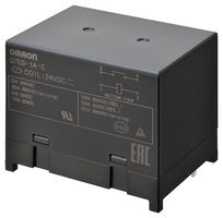 OMRON ELECTRONIC COMPONENTS G7EB-1A-E DC24 Power Relay, SPST-NO, 24 VDC, 100 A, G7EB Series, Through Hole, Non Latching
