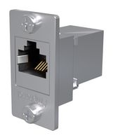 AMPHENOL COMMUNICATIONS SOLUTIONS RJE172887113P In-Line Adapter, Cat5e, 8P8C, Shielded, Adaptor, In-Line, RJ45 Jack, RJ45 Jack