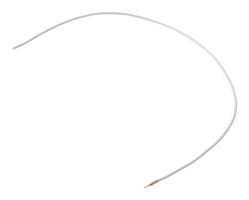 HARWIN G125-MW10150AAL9400 Cable Assembly, 26AWG, Crimp Pin to Free End, 5.9 ", 150 mm, Gecko G125 Series, White