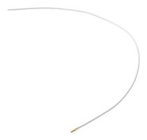 HARWIN G125-FW30450AAL9400 Cable Assembly, 30AWG, Crimp Socket to Free End, 17.7 ", 450 mm, Gecko G125 Series, White