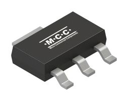 MICRO COMMERCIAL COMPONENTS (MCC) PZT2222A-TP Bipolar (BJT) Single Transistor, NPN, 40 V, 600 mA, 1 W, SOT-223, Surface Mount