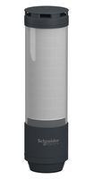 SCHNEIDER ELECTRIC XVTS1BSG Tower Light, 9Tier, Multicolour, 105dB/Grey Body/Cable with 8 Pin M12 Conn/Standard IO/24V, 70mm Dia