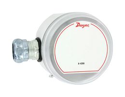 DWYER A-465 Space Pressure Sensor, Flush Mount, ABS Plastic, Sheetrock Wall/Single Gang Electrical Box Mount
