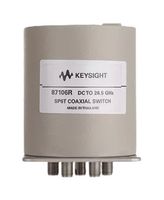 KEYSIGHT TECHNOLOGIES 87106R/-024/-161 Coaxial Switch, Low PIM, SP6T, 0.6975 dB Insertion Loss, 65 dB Isolation, 26.5 GHz, 87106 Series
