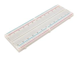 CYTRON BD-BB-0617-R Solderless Breadboard, 165mm Length, 55mm Width, 830 Tie Points, 2 Bus Strips, 1 Terminal Strip