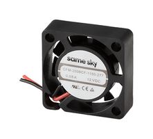 SAME SKY CFM-2010CF-060-066 DC Axial Fan, 5 V, Square, 20 mm, 6 mm, omniCOOL, 0.55 CFM