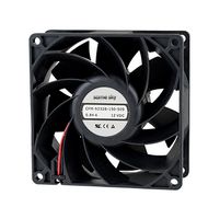 SAME SKY CFM-9225B-230-356 DC Axial Fan, 24 V, Square, 92 mm, 25 mm, Ball, 50.13 CFM