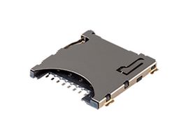 SAME SKY MSD-12-A Memory Card Connector, Micro SD, Push In-Auto Eject, 9 Contacts, Phosphor Bronze