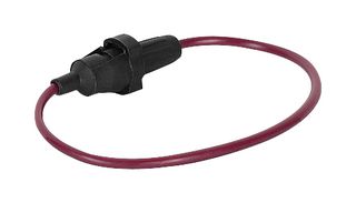 SCHURTER 8601.2001.08 Fuse Holder, Cartridge In Line, 1 Fuse, 6.3 A, 32VAC, 5mm x 20mm, Wire Leaded, FDI Series