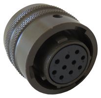 AMPHENOL SOCAPEX PT06A-12-8P(SR) Circular Connector, PT Series, MIL-DTL-26482 Series I, Straight Plug, 8 Contacts, Solder Pin