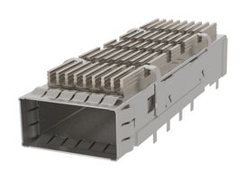 AMPHENOL COMMUNICATIONS SOLUTIONS V95-AAZ01-17000A0 Cage, QSFP, 1 x 1 (Single), With Heat Sink, Without Light Pipe, Through Hole Right Angle, Press-Fit