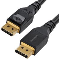 STARTECH DP14MM4M Audio / Video Cable Assembly, 28AWG, DisplayPort Plug, DisplayPort Plug, 13.1 ft, 4 m, Black