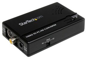 STARTECH VID2VGATV2 Converter, Composite, S-Video to VGA Video Scan, 0 to 40 °C