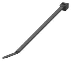 TE CONNECTIVITY CABLE TY 100 X 2.5 S BK UVB C Cable Tie, Nylon 6.6 (Polyamide 6.6), Black, 100 mm, 2.5 mm, 20.5 mm, 80 N
