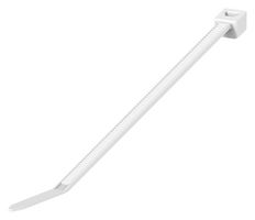 TE CONNECTIVITY CABLE TY 100 X 2.5 S NT C Cable Tie, Nylon 6.6 (Polyamide 6.6), Natural, 100 mm, 2.5 mm, 20.5 mm, 80 N