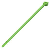 TE CONNECTIVITY CABLE TY 200 X 4.8 S GR C Cable Tie, Nylon 6.6 (Polyamide 6.6), Green, 200 mm, 4.8 mm, 50 mm, 223 N