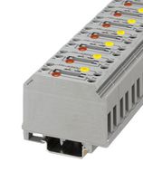 PHOENIX CONTACT 3121012 DIN Rail Mount Terminal Block, Grey, 2 Ways, 20 AWG, 8 AWG, 10 mm², Screw, 41 A